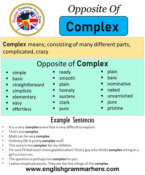 opposite of complexity.